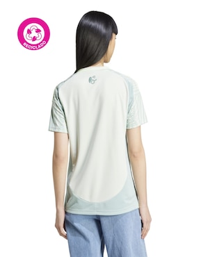 Jersey de México visitante manga corta Adidas para mujer