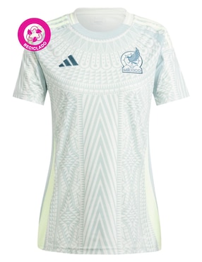 Jersey de México visitante manga corta Adidas para mujer