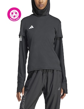 Playera deportiva para correr Adidas de mujer