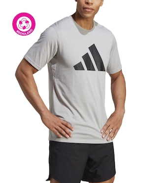 Playera deportiva para entrenamiento Adidas de hombre