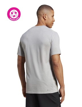 Playera deportiva para entrenamiento Adidas de hombre