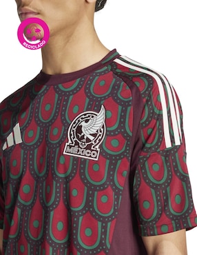 Jersey de México local manga corta Adidas para hombre