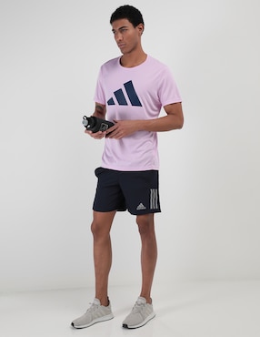 Short con bolsa Adidas para correr hombre