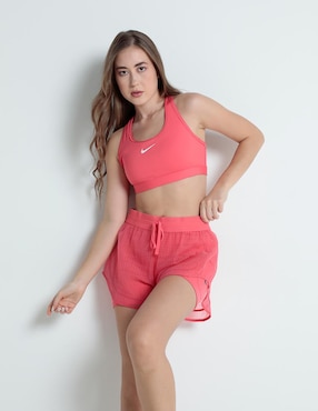 Short Efecto Doble Prenda Nike Para Correr Mujer