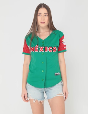 Jersey De Mexico Caribbean Series Visitante El Siglo Deportes Para Mujer