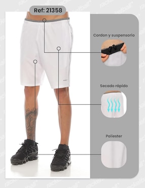 Short con bolsa Racketball para entrenamiento hombre