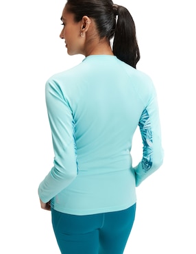 Wetshirt Speedo estampado para mujer