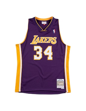 Jersey De Los Angeles Lakers Conmemorativo Mitchell & Ness Para Hombre