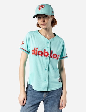 Jersey De México Diablos Tercer Equipo New Era Para Mujer