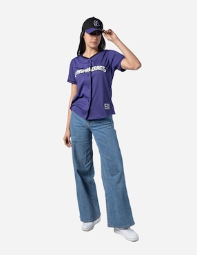 Jersey de Conspiradores de Querétaro local manga corta New Era para mujer