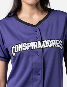 Jersey de Conspiradores de Querétaro local manga corta New Era para mujer