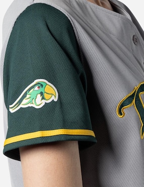 Jersey de Pericos de Puebla visitante manga corta New Era para mujer