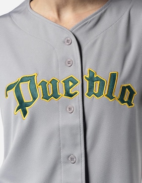 Jersey de Pericos de Puebla visitante manga corta New Era para mujer