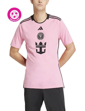 Jersey de  Inter de Miami local manga corta Adidas  para hombre