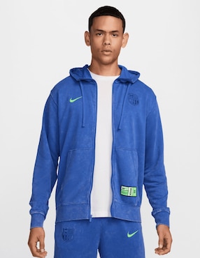 Sudadera Nike Con Capucha Fútbol Club Barcelona Para Hombre