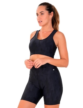 Short Calzón De Malla Integrado Gymco Sportwear Multidisciplina Mujer