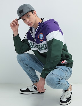 Chamarra New Era Colorado Rockies MLB para unisex