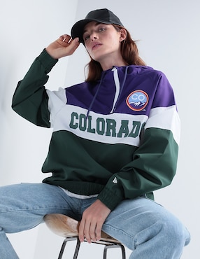Chamarra New Era Colorado Rockies MLB para unisex