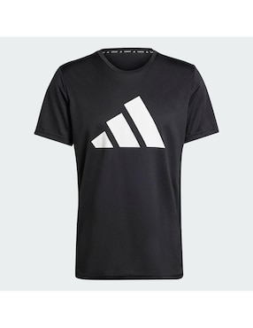 Playera deportiva para correr Adidas de hombre