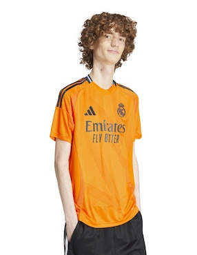 Jersey de Real Madrid Club de Fútbol visitante manga corta Adidas fan para hombre