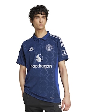 Jersey de Manchester United visitante manga corta Adidas para hombre