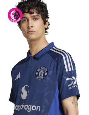Jersey de Manchester United visitante manga corta Adidas para hombre