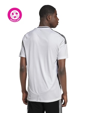Jersey de Real Madrid Club de Fútbol local manga corta Adidas para hombre