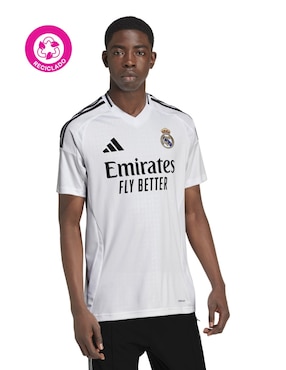 Jersey de Real Madrid Club de Fútbol local manga corta Adidas para hombre