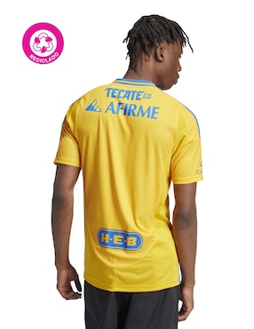 Jersey de  Tigres UANL local manga corta Adidas  para hombre