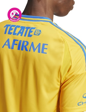 Jersey de  Tigres UANL local manga corta Adidas  para hombre