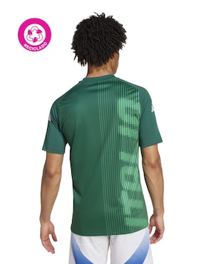 Playera deportiva para fútbol Adidas de hombre