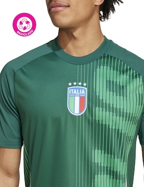 Playera deportiva para fútbol Adidas de hombre