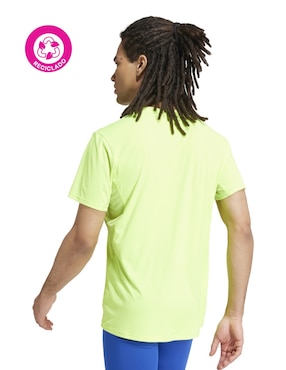 Playera deportiva para correr Adidas para hombre