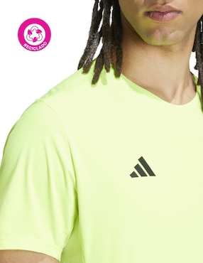 Playera deportiva para correr Adidas para hombre