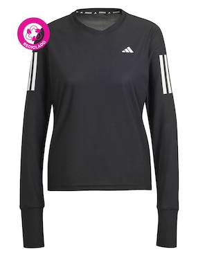 Playera deportiva para correr Adidas de mujer