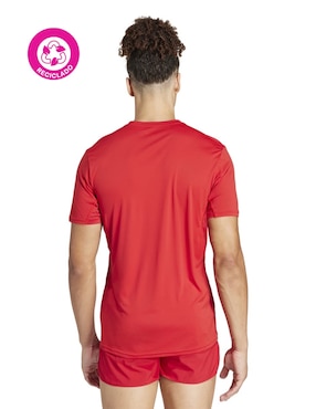 Playera deportiva para correr Adidas de hombre