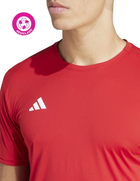 Playera deportiva para correr Adidas de hombre