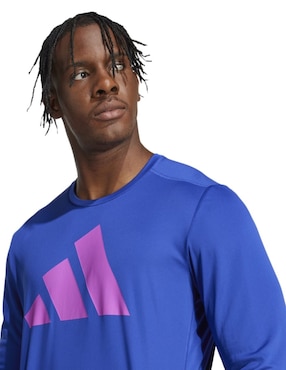 Playera deportiva para correr Adidas para hombre