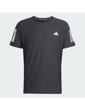 Playera deportiva para correr Adidas de hombre