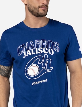 Playera deportiva para béisbol New Era Charros de Jalisco de hombre