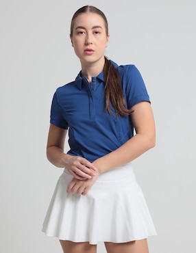 Playera Tipo Polo X10 Para Mujer