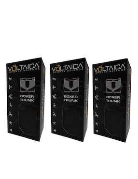 Set bóxer trunk Voltaica para hombre 3 piezas