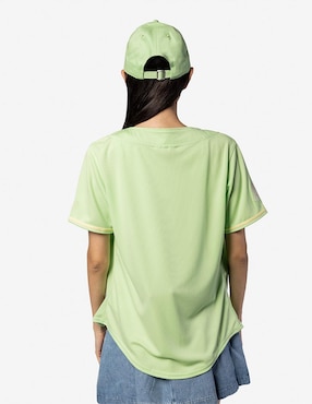 Jersey de Bravos de León cuarto equipo manga corta New Era para mujer