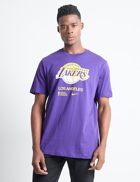 Playera Deportiva Nike Los Angeles Lakers Para Hombre