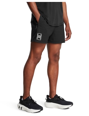 Short Con Bolsa Under Armour Para Correr Hombre