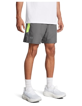 Short Con Bolsa Under Armour Para Correr Hombre