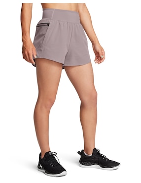 Short Con Bolsa Under Armour Para Entrenamiento Mujer