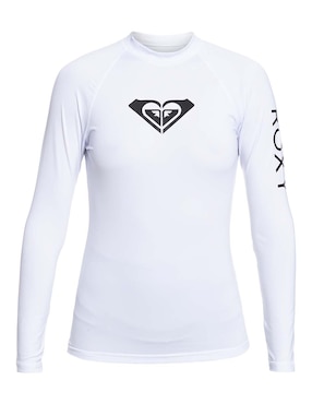 Wetshirt Roxy estampado logo para mujer