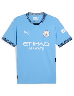 Jersey de  Manchester City local manga corta Puma jugador para hombre