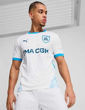 Jersey de  Olympique de marsella local manga corta Puma  para hombre